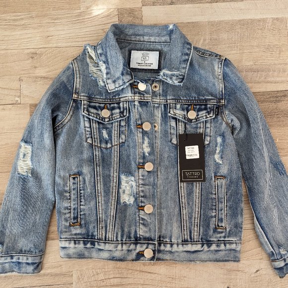 Kids denim jacket 4/5 - Picture 1 of 2